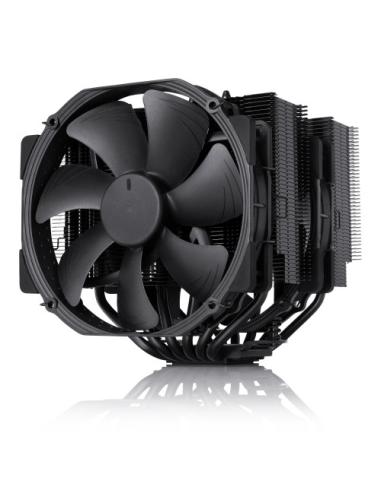 NOCTUA COOLER CPU NH-D15 CHROMAX.BLACK [NH-D15 CH.BK], 6 HEATPIPES DUAL TOWER, 2X NF-A15 140MM FAN PWM, INTEL LGA1851, LGA1700, 