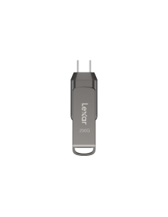 Lexar JumpDrive LJDD400256G-BNQNG unidad flash USB 256 GB USB Tipo C 3.2 Gen 1 (3.1 Gen 1) Gris