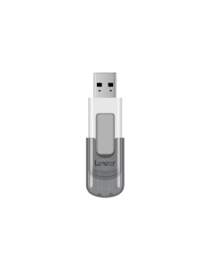 Lexar JumpDrive V100 unidad flash USB 64 GB USB tipo A 3.2 Gen 1 (3.1 Gen 1) Gris, Blanco