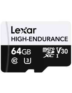 Lexar High-Endurance 64 GB MicroSDXC UHS-I Clase 10