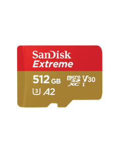 SanDisk Extreme 512 GB MicroSDHC UHS-I Clase 10