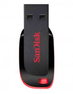 Sandisk Cruzer Blade unidad flash USB 64 GB USB tipo A 2.0 Negro, Rojo