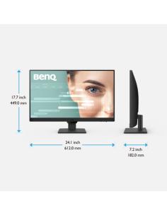 MONITOR BENQ GW2790 (9H.LLTLJ.LBE) ) 27” IPS, FHD, 100HZ, 99% SRGB, 1300:1, 2X  HDMI 1X  DP, ALTAVOCES, VESA, EYE CARE.