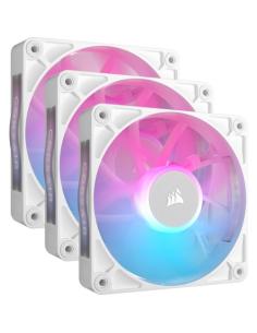 VENTILADOR CAJA CORSAIR RX RGB SERIES iCUE LINK RX120 RGB BLANCO TRIPLE PACK CO-9051022-WW