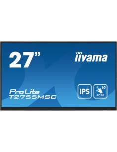 iiyama ProLite T2755MSC-B1 pantalla para PC 68,6 cm (27") 1920 x 1080 Pixeles Full HD LED Pantalla táctil Mesa Negro