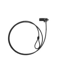 TooQ Cable de Seguridad con Combinación para Portátiles 1.5 metros, Gris Oscuro