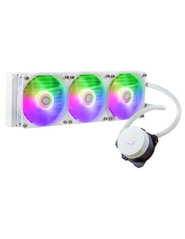 Cooler Master MasterLiquid 360L Core ARGB White Carcasa del ordenador, Procesador Kit de refrigeración líquida 12 cm Blanco