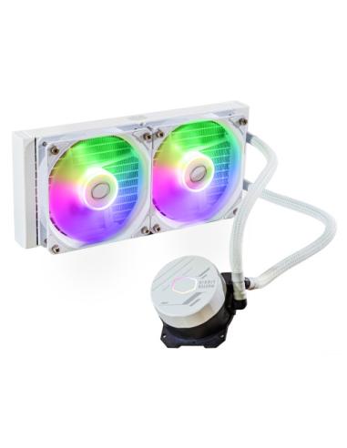 Cooler Master MasterLiquid 240L Core ARGB White Carcasa del ordenador, Procesador Kit de refrigeración líquida 12 cm Blanco