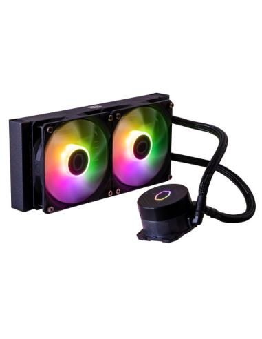 Cooler Master MasterLiquid 240L Core ARGB Carcasa del ordenador, Procesador Kit de refrigeración líquida 12 cm Negro