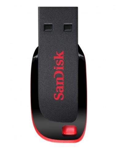 Sandisk Cruzer Blade unidad flash USB 32 GB USB tipo A 2.0 Negro, Rojo