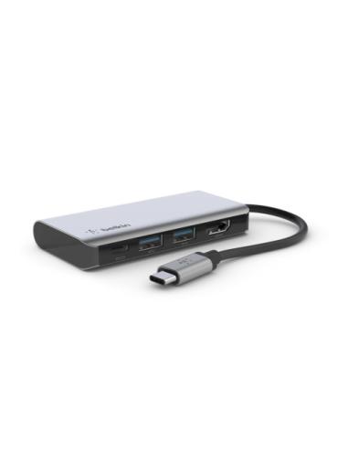 Belkin AVC006btSGY USB 3.2 Gen 1 (3.1 Gen 1) Type-C Plata