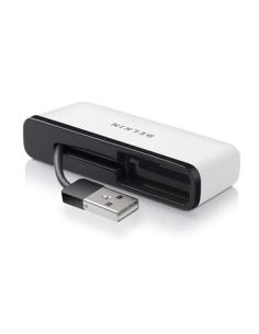 Belkin F4U021BT hub de interfaz 480 Mbit/s Negro, Blanco