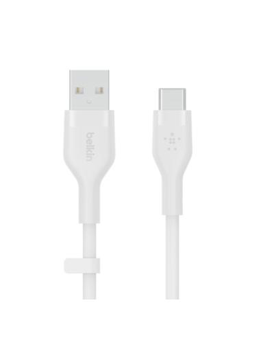 Belkin BOOST↑CHARGE Flex cable USB 3 m USB 2.0 USB A USB C Blanco