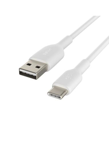 Belkin CAB001BT2MWH cable USB 2 m USB A USB C Blanco