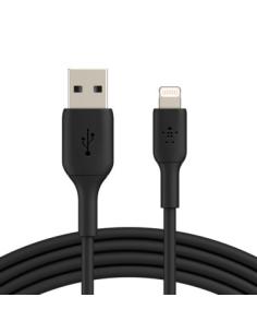 Belkin CAA001BT2MBK cable de conector Lightning 2 m Negro