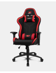 DRIFT DR110BR silla para videojuegos Butaca para jugar Asiento acolchado Negro, Rojo