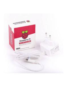 RASPBERRY FUENTE DE ALIMENTACION USB-C 5.1V 3A - BLANCO - PARA RASPBERRY PI 4 (1873421)