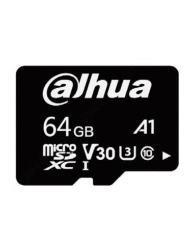 DAHUA MICROSD 64GB, ENTRY LEVEL VIDEO SURVEILLANCE MICROSD CARD, READ SPEED UP TO 100 MB/S, WRITE SPEED UP TO 40 MB/S, SPEED CLA