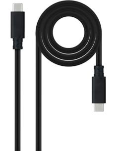 NANOCABLE CABLE USB 3.1 GEN2 10GBPS 5A, 4K/60HZ, USB-C/M-USB