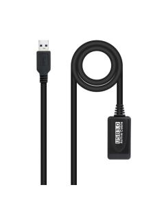 Nanocable Cable USB 3.0 prolongador con amplificador, tipo A/M-A/H, 5m