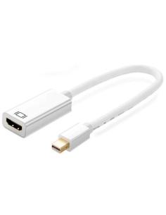 Ewent EC1458 adaptador de cable de vídeo 0,15 m Mini DisplayPort HDMI tipo A (Estándar) Blanco