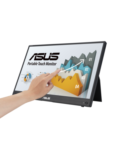 ASUS ZenScreen MB16AHT 39,6 cm (15.6") 1920 x 1080 Pixeles Full HD Pantalla táctil Negro