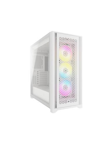 CAJA CORSAIR ICUE 5000D RGB AIRFLOW CRISTAL TEMPLADO BLANCA CC-9011243-WW