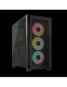 CAJA CORSAIR ICUE 4000D RGB AIRFLOW CRISTAL TEMPLADO NEGRA CC-9011240-WW