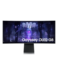 Samsung Odyssey Neo G8 LS34BG850SUXEN pantalla para PC 86,4 cm (34") 3440 x 1440 Pixeles UltraWide Quad HD OLED Plata