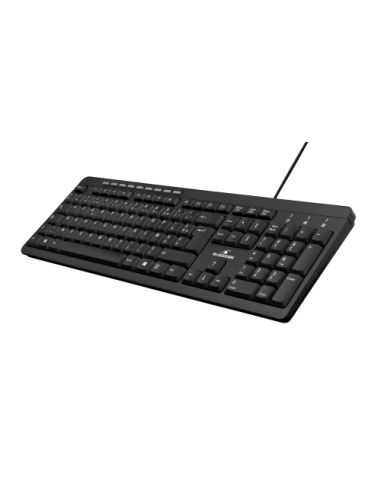 BLUESTORK SLIM MULTIMEDIA USB KEYBOARD - BLACK - SPANISH LAYOUT (BS-KB-MFIRST2/SP)