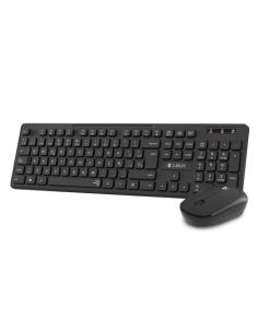 SUBBLIM Teclado Ergonómico y ratón Combo Business Slim Silencioso Inalámbrico 2.4G