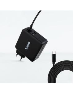 TOOQ CARGADOR PORTÁTIL USB-C PD3.0 65W, NEGRO