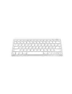 Bluestork BS-KB-MICRO/BT/SP teclado Bluetooth QWERTY Español Plata, Blanco