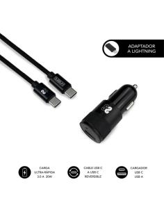 DUAL CAR CHARGER PD20W+QC3.0+C TO C/LIGHTNING B