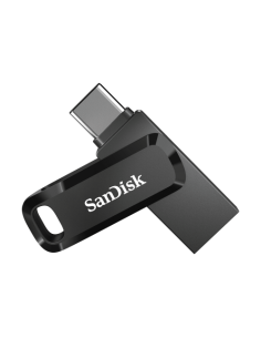 SanDisk Ultra Dual Drive Go unidad flash USB 256 GB USB Type-A / USB Type-C 3.2 Gen 1 (3.1 Gen 1) Negro