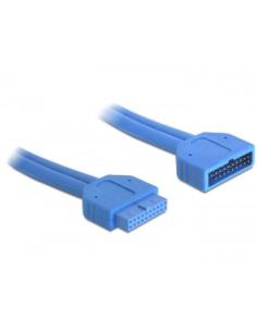 DeLOCK 82943 cable USB 0,45 m USB 3.2 Gen 1 (3.1 Gen 1) Azul