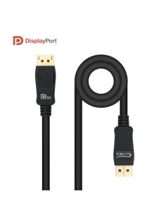 Nanocable Cable DISPLAYPORT 1.4 CERTIFICADO VESA, DP/M – DP/M, Negro, 1.5 m