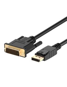 Ewent EC1440 adaptador de cable de vídeo 1 m DisplayPort DVI-D Negro