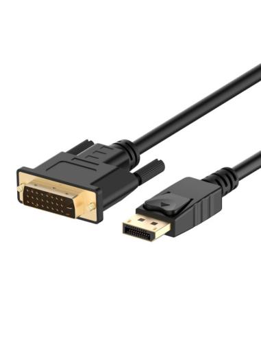 Ewent EC1441 adaptador de cable de vídeo 1,8 m DisplayPort DVI-D Negro