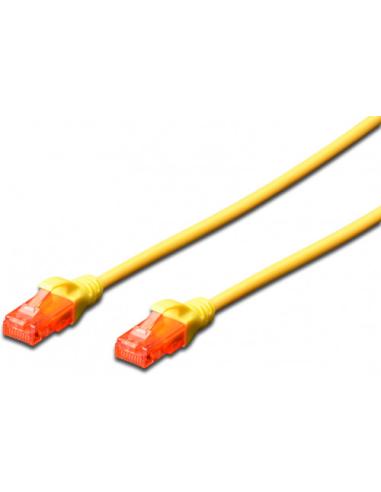 Ewent EW-6U-050 cable de red Amarillo 5 m Cat6 U/UTP (UTP)