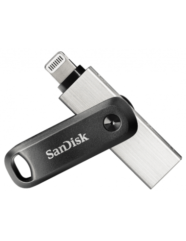 SanDisk iXpand unidad flash USB 64 GB USB Type-A / Lightning 3.2 Gen 2 (3.1 Gen 2) Negro, Plata