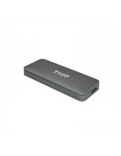 TooQ TQE-2281G caja para disco duro externo M.2 Caja externa para unidad de estado sólido (SSD) Gris