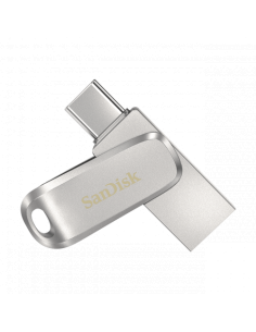 Sandisk Ultra Dual Drive Luxe unidad flash USB 128 GB USB Type-A / USB Type-C 3.2 Gen 1 (3.1 Gen 1) Acero inoxidable