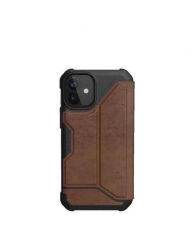 UAG APPLE  IPHONE 12 MINI METROPOLIS LEATHER BROWN