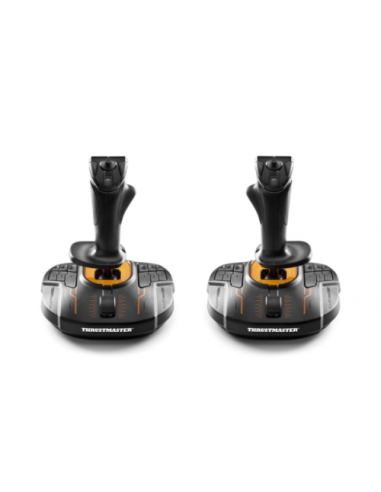 Thrustmaster T.16000M FCS SPACE SIM DUO Negro, Naranja USB Palanca de mando Analógico/Digital PC