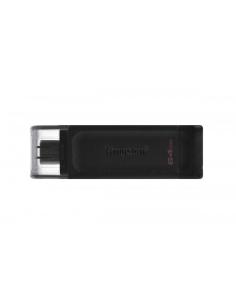 Kingston Technology DataTraveler 70 unidad flash USB 64 GB USB Tipo C 3.2 Gen 1 (3.1 Gen 1) Negro