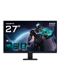 GIGABYTE GS27U 27” Monitor de juegos UHD - 3840 x 2160 (UHD), 160Hz, 1ms, 350 cd/m², Display HDR400, HDMI 2.1, DisplayPort 1.4