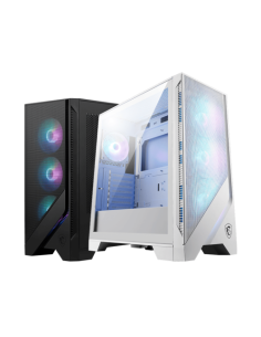 CAJA MSI MAG FORGE 320R AIRFLOW WHITE,1x2.5"+2x2.5”/3.5”,3x120MM+1x120MM (ARGB),2xUSB3.2,+AUDIO+MICRO,RGB,MID-TOWER(BLANCO)