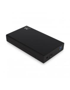 Ewent EW7056 caja para disco duro externo 3.5" Caja de disco duro (HDD) Negro