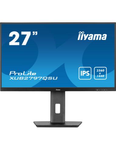 iiyama ProLite XUB2797QSU-B2 pantalla para PC 68,6 cm (27") 2560 x 1440 Pixeles 4K Ultra HD LED Negro